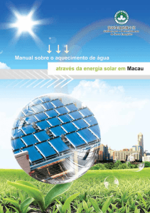 Manual sobre o aquecimento de água através da energia solar em