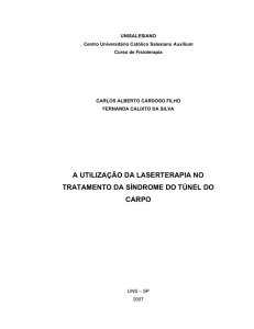 a utilização da laserterapia no tratamento da