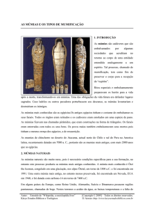 as múmias e os tipos de mumificação - Kéryx