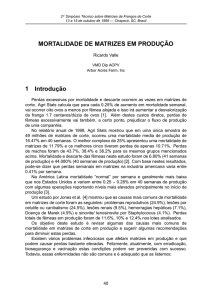 MORTALIDADE DE MATRIZES EM PRODUÇÃO 1 Introdução