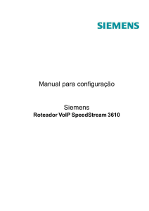 Manual para configuração Siemens