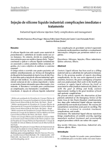 Injeção de silicone líquido industrial: complicações imediatas e