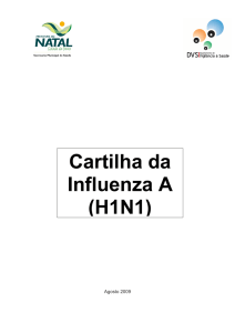 Cartilha da Influenza A (H1N1) - Prefeitura Municipal do Natal