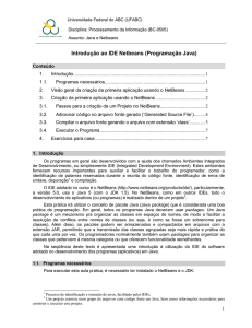 Java e Netbeans