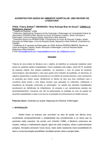 acidentes por queda no ambiente hospitalar