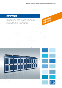 Inversor de Frequência de Média Tensão MVW01
