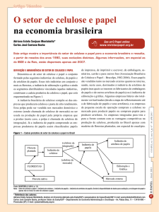 O setor de celulose e papel na economia brasileira