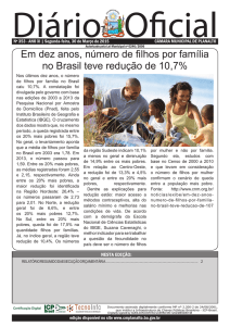 Em dez anos, número de filhos por família no Brasil teve redução de