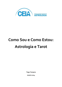 Como Sou e Como Estou: Astrologia e Tarot