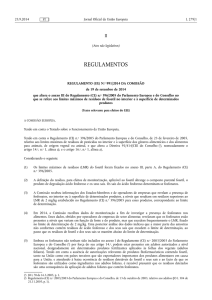 REGULAMENTO (UE) No 991/2014 DA COMISSÃO - de 19