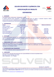 solven solventes e químicos ltda especificação de produto isoparafina