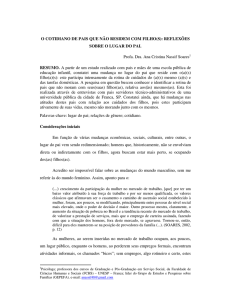 O COTIDIANO DE PAIS QUE NÃO RESIDEM COM FILHO(S)