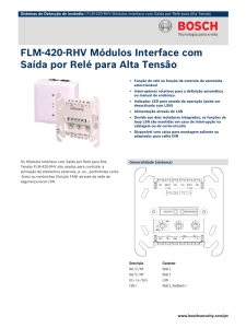 FLM‑420‑RHV Módulos Interface com Saída por Relé para Alta