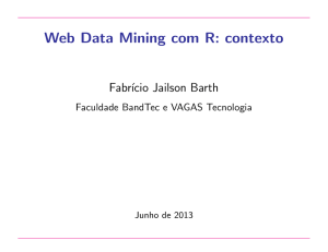 Web Data Mining com R: contexto