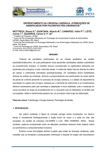 ENFRENTAMENTO DA CIRURGIA CARDÍACA