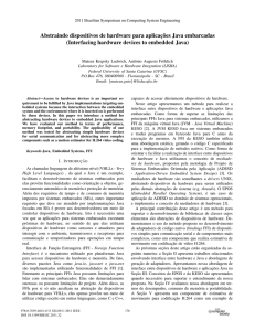 Abstraindo dispositivos de hardware para aplicações Java
