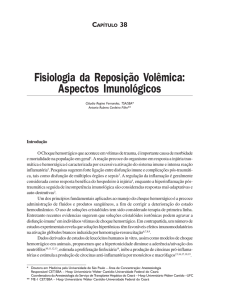 Fisiologia da reposição volêmica - serviço de anestesiologia de