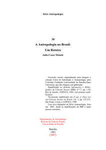 A Antropologia no Brasil: Um roteiro