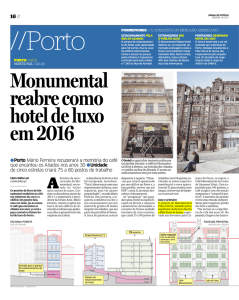 Jornal de Notícias - Arquitecta Pilar Paiva de Sousa