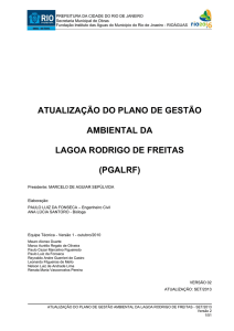 Plano de Gestão Ambiental da Lagoa Rodrigo de