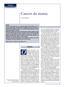 Cancro da mama - Revista Portuguesa de Medicina Geral e Familiar