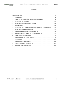 Curso de Estatística para Concursos – André L. Santos