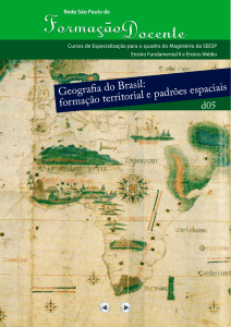 Geografia do Brasil: formação territorial e padrões espaciais