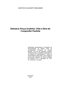 Belmácio Pousa Godinho: Vida e Obra do Compositor