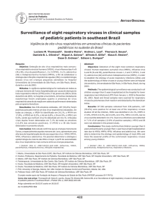 Surveillance of eight respiratory viruses in clinical samples of