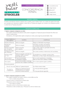 bular ConCordânCia verbal - Vestibular