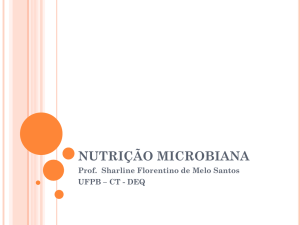 nutrição microbiana