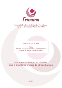 Documento de Posição da FEMAMA para o diagnóstico precoce do