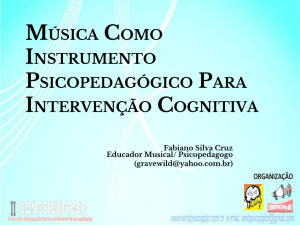 m&uacute;sica como instrumento psicopedag&oacute;gico para