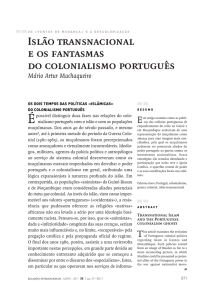 Islão transnacional e os fantasmas do colonialismo português
