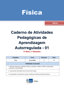 3ª série - 1º bimestre