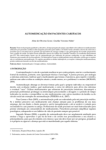 37 - automedicação em pacientes cardíacos