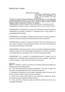 RESOLUÇÃO nº. 414/2012 - crefito-3