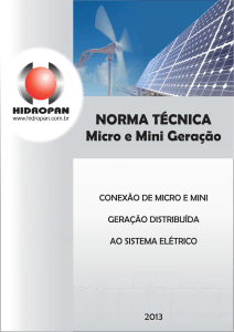 DOWNLOAD – Norma Técnica Mini e Micro Geração