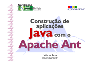 Construção de Aplicações Java com o Apache Ant