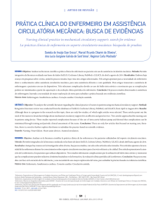 prática clínica do enfermeiro em assistência circulatória mecânica