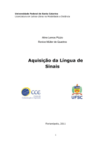 Aquisição de línguas de sinais