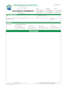 Relatório de Evolução de Tratamento