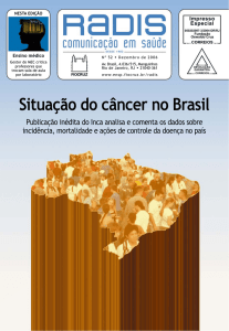 Situação do câncer no Brasil