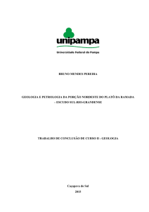 BRUNO MENDES PEREIRA GEOLOGIA E PETROLOGIA DA