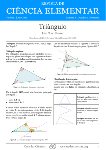 Triângulo - Faculdade de Ciências