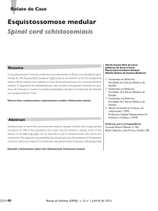 Esquistossomose medular Spinal cord schistosomiasis