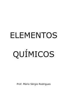 Elementos Químicos - Professor Mário Sérgio