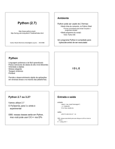 Python (2.7) - IME-USP