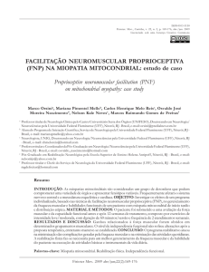 FACILITAÇÃO NEUROMUSCULAR PROPRIOCEPTIVA