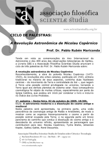 A Revolução Astronômica de Nicolau Copérnico